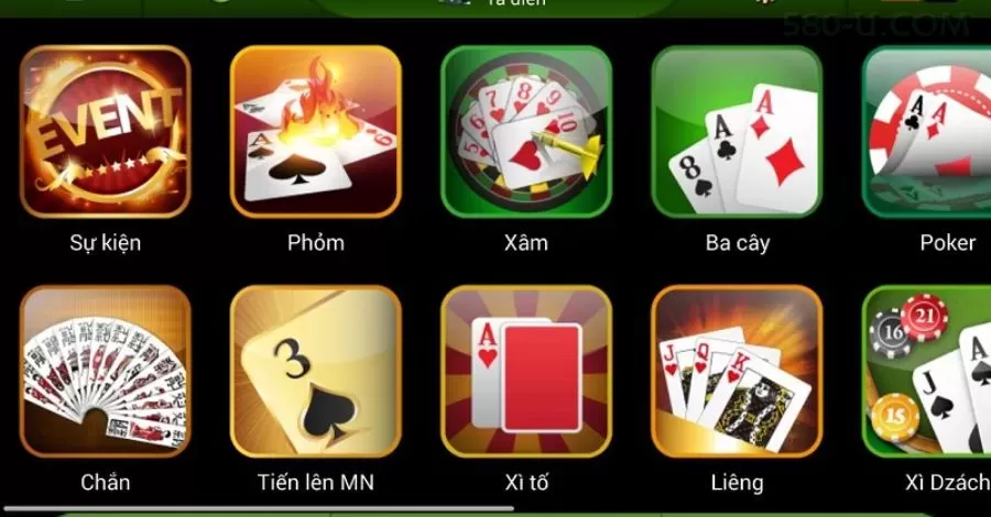 Cassino 580 app mobile